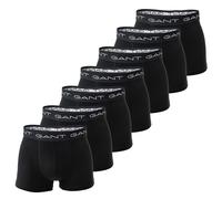 GANT Men’s Boxer Briefs 7-Pack Trunks, Cotton Stretch, Solid Colors