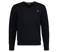 Gant Men Sweater - Classic Cotton V-Neck, Knit Sweater, V-Neck, B...
