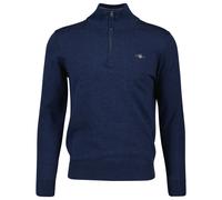 Gant Men Sweater with Zip Collar - Classic Cotton Half Zip, Knit Sweater...