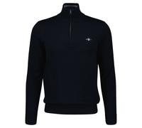 Gant Men Sweater with Zip Collar - Classic Cotton Half Zip, Knit Sweater...