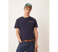 Gant Mens 1949 shield chest logo t-shirt in navy - Blue - Size X-Small