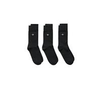 Gant Mens 3 Pack Black Shield Socks Cotton - Size UK 9-11