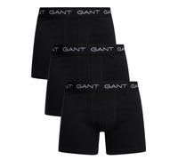 Men's GANT Mens Slim Fit Cotton Jersey Boxer Briefs 3-Pack - Black - Size: 35/34/32