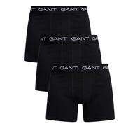 GANT Men's 3 Pack Boxer Briefs, Black