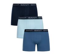 GANT Men's 3 Pack Boxer Briefs, Blue