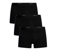 GANT Men's 3 Pack Core Trunks, Black