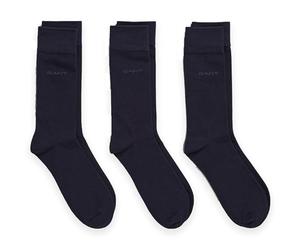 GANT Men's 3 Pack Cotton Socks Marine Navy 6-8 UK