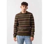 Gant Mens 360 Jumper in Dark Green Wool - Size Large