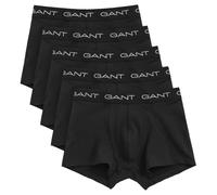 GANT Men's 5 Pack Trunks, Black, XL
