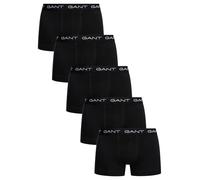 GANT Men's 5 Pack Trunks, Black, XXL