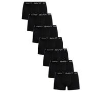 GANT Men's 7 Pack Trunks, Black, XL