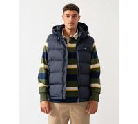 GANT Mens Active Cloud Puffer Vest - 433 Evening Blue - 433 Evening Blue - M