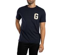 GANT Men's Badge T-Shirt, Blue