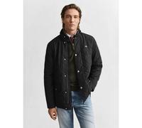 GANT Men's Quilted Windcheater Mid Jacket, Black, L