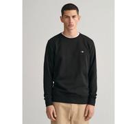 GANT Men's Reg Shield C-Neck Sweat Sweatshirt, black, M
