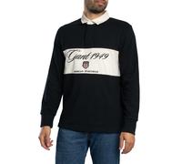 GANT Mens Blocked Heavy Rugger - 5 Black - 5 Black - L