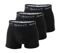 Gant Men's Boxer Shorts, 3 Pack - Trunks, Cotton Stretch, Logo, Solid Color