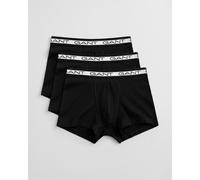 GANT Men's 3-Pack Core Boxer Trunks, Black