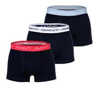 GANT Men's Boxers, 3-Pack - Trunk 3-Pack, Logo, Solid Color