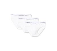 GANT Men's Brief 3-Pack Underwear, White, L (Pack of 3)