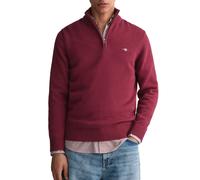 GANT Mens Casual Cotton Half Zip Sweater Plumped Red