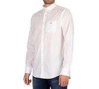 GANT Men's Mens Broadcloth Shirt - White - Size: 40/Regular