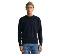 GANT Men's Classic Cotton C-Neck, Chocolate Brown, 3XL