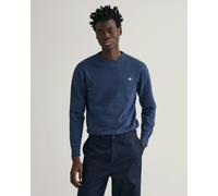 Gant Mens Classic Cotton Crew Neck Jumper - Dark Blue - Size 2XL