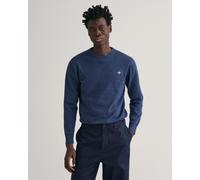Gant Mens Classic Cotton Crew Neck Jumper - Dark Blue - Size X-Large