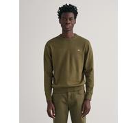 Gant Mens Classic Cotton Crew Neck Jumper - Dark Green - Size X-Large