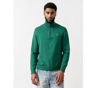 GANT Mens Classic Cotton Half Zip Jumper - 373 Deep Forest Green - 373 Deep Forest Green - XXL