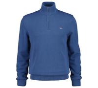 GANT Mens Classic Cotton Half-Zip Sweater Troyer 100% Cotton Blue