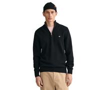 GANT Mens Classic Cotton Half-Zip Sweater Troyer 100% Cotton Blue