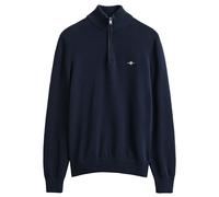 GANT Mens Classic Cotton Half-Zip Sweater Troyer 100% Cotton Blue