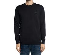 GANT Men's Classic Cotton Knit, Black