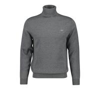 GANT Men's Classic Cotton Rollerneck Pullover Sweater, Dark Grey Blend, XXXXXL