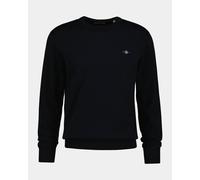 GANT Mens Classic Cotton Shield Logo Crew Neck Jumper - 5 Black