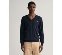GANT Mens Classic Cotton V-Neck Jumper