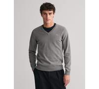 GANT Mens Classic Cotton V-Neck Jumper