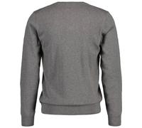 GANT Men's Classic Cotton V-Neck Pullover, Dark Grey Blend, XL