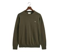 Gant Mens Classic Crew Neck Sweatshirt - Green - S - Green - 100% Cotton