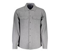 Gant Mens Classic Flannel Shirt Long Sleeve - Grey Cotton - Size 2XL