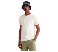 GANT Men's Contrast Logo SS T-Shirt, Eggshell, S