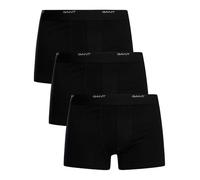 GANT Men's Core Trunks, Pack of 3, Underwear, Black, Standard (Pack of 3), black, One Size
