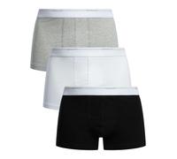 GANT Men's Core Trunks, Pack of 3, Underwear, Black/White, Standard (Pack of 3), Black/White, One Size
