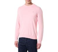 GANT Mens Cotton C Neck Bordeaux Mela Jumper