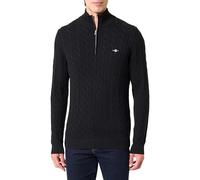 Gant Men's Cotton Cable Half Zip Pullover (Pack of 1)