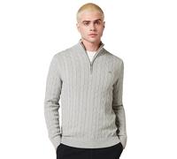 Gant Men's Cotton Cable Half Zip Pullover (Pack of 1)