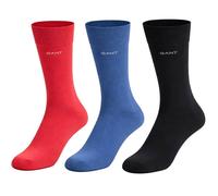 GANT Mens Soft Cotton Socks 3 Pack Rose Red