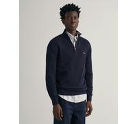 GANT Mens Half Zip Jumper Evening Blue XL